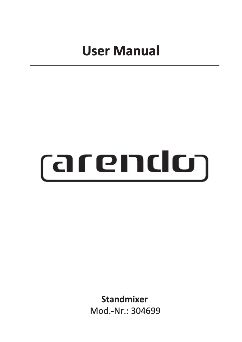 Página 1 del manual Manual de usuario Arendo 304699