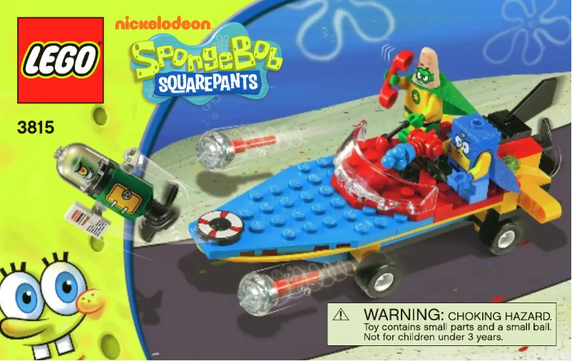 Página 1 del manual Manual de usuario Lego Spongebob 3815