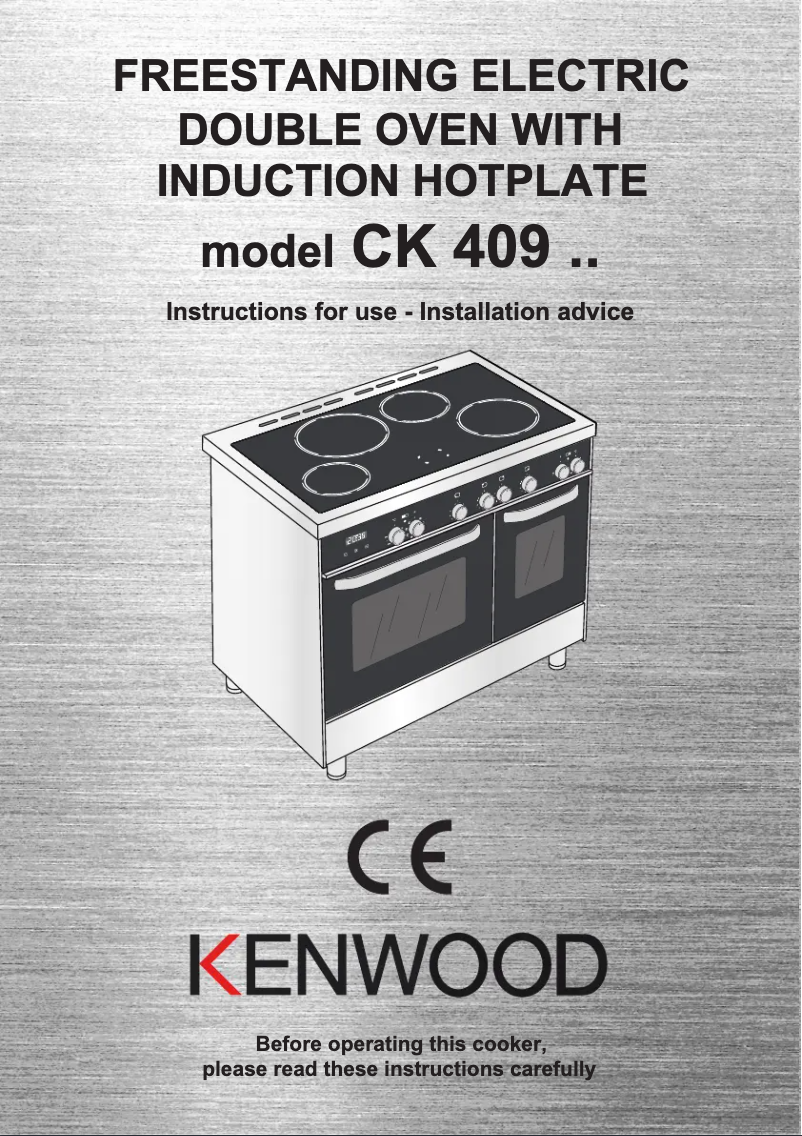 Página 1 del manual Manual de usuario Kenwood CK 409 ST
