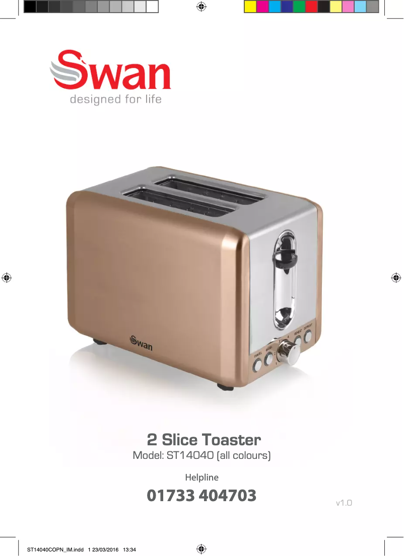 Página 1 del manual Manual de usuario Swan ST14040