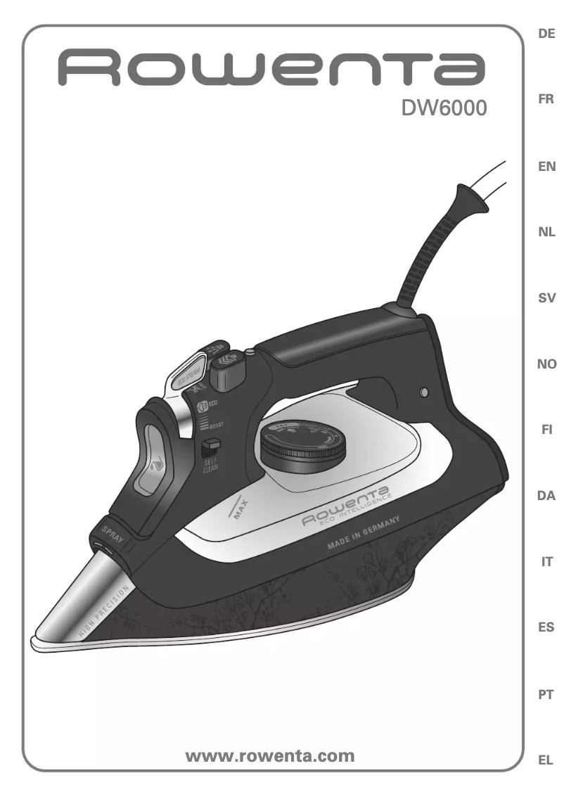 Imagen de la primera página del manual del dispositivo ECO Intelligence DW6010D1