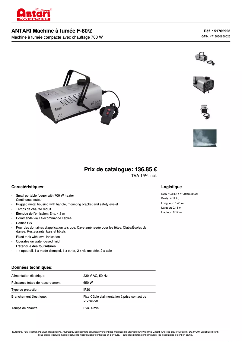 Imagen de la primera página del manual del dispositivo F-80