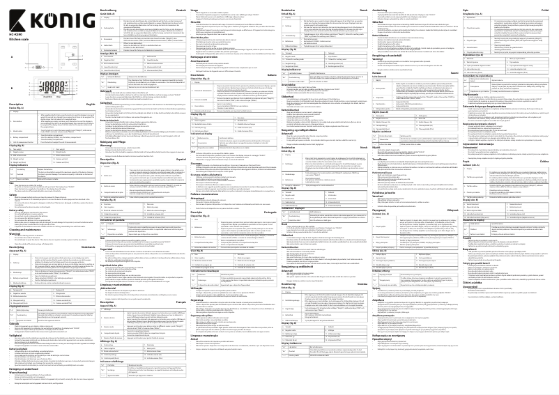 Imagen de la primera página del manual del dispositivo HC-KS90