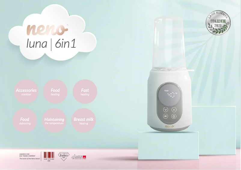 Página 1 del manual Ficha técnica Neno Luna