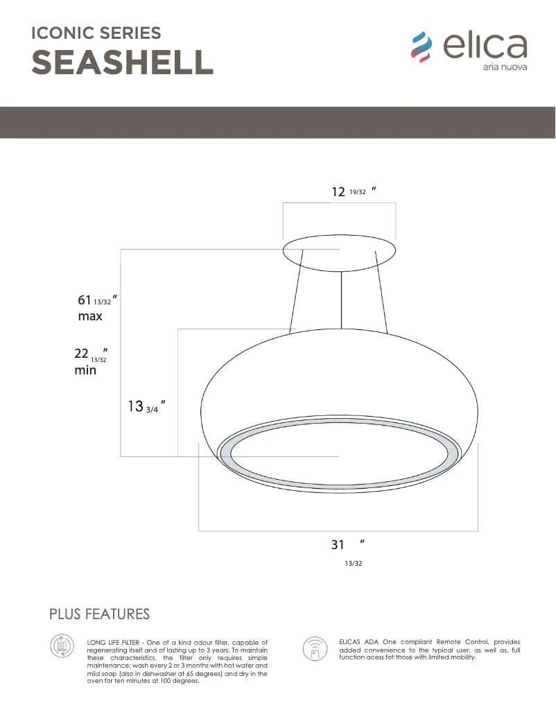 Imagen de la primera página del manual del dispositivo SEASHELL PRF0098394