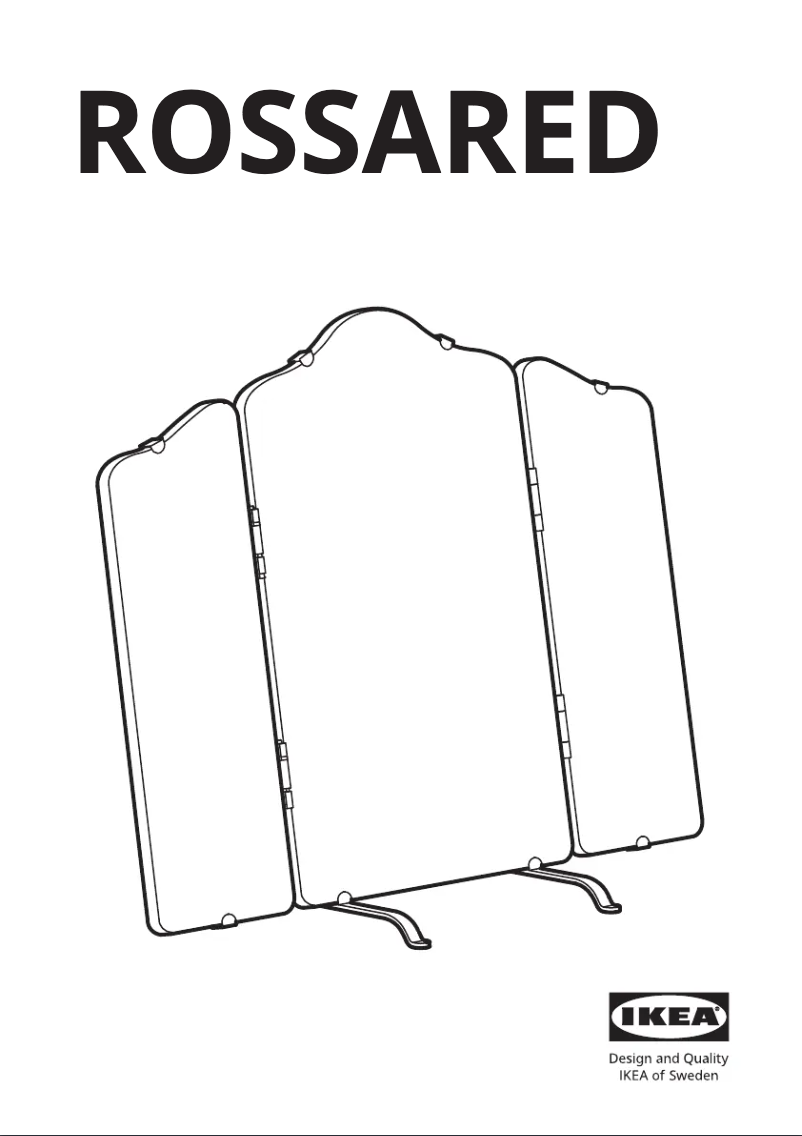 Página 1 del manual Manual de usuario Ikea ROSSARED 604.712.81