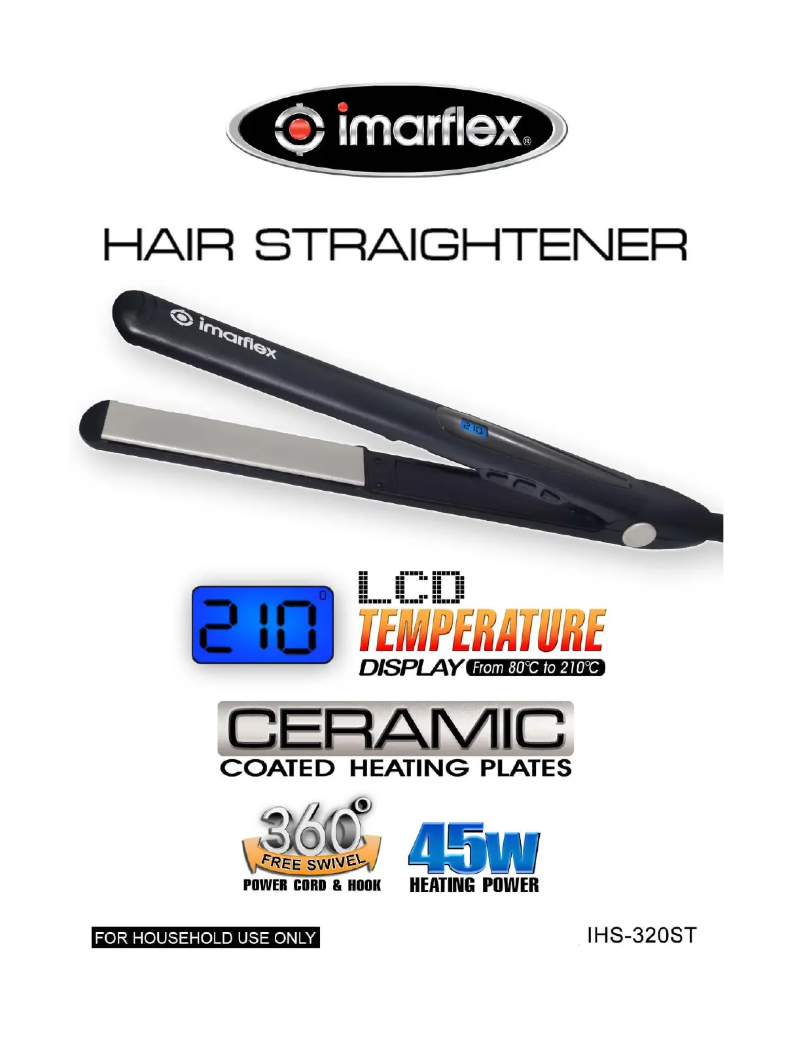 Imagen de la primera página del manual del dispositivo IHS-320ST