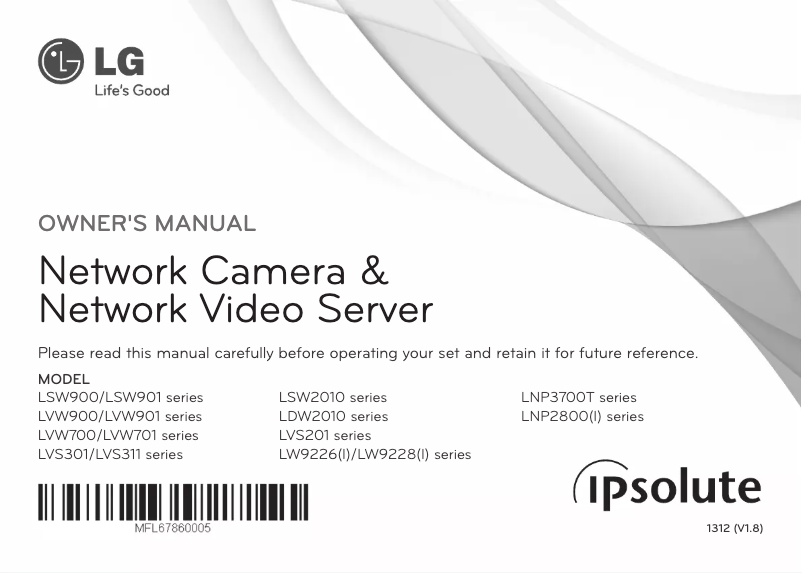 Página 1 del manual Manual de usuario LG LVS301