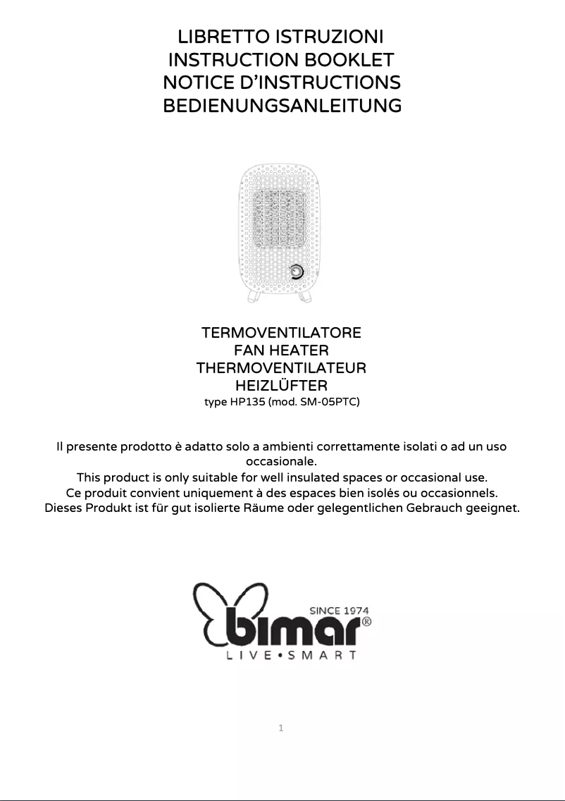 Imagen de la primera página del manual del dispositivo HP135