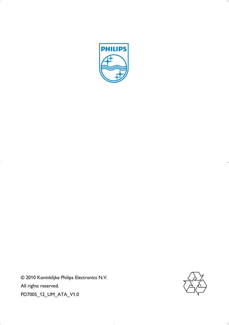 Imagen de la primera página del manual del dispositivo PD7005