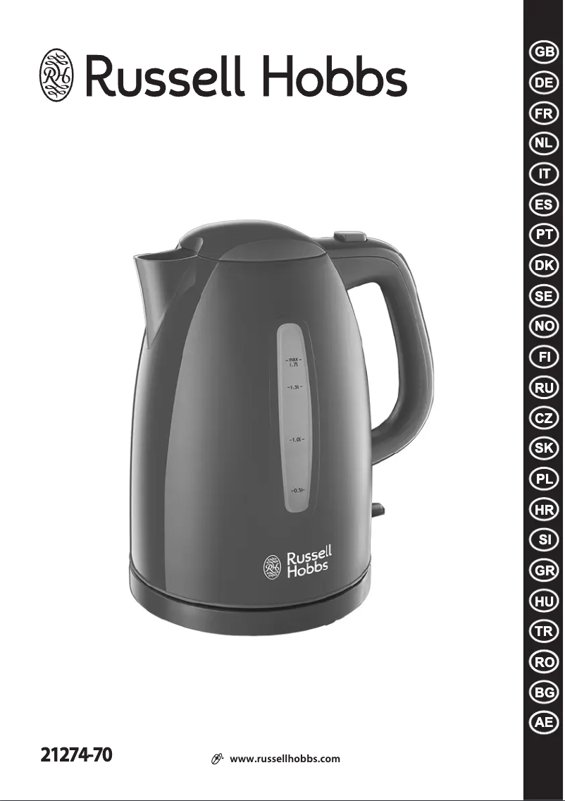 Página 1 del manual Manual de usuario Russell Hobbs 21274-70