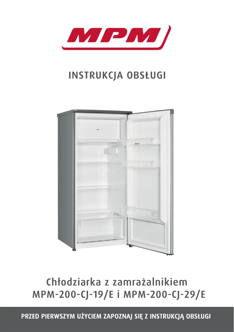 Imagen de la primera página del manual del dispositivo MPM-200-CJ-19