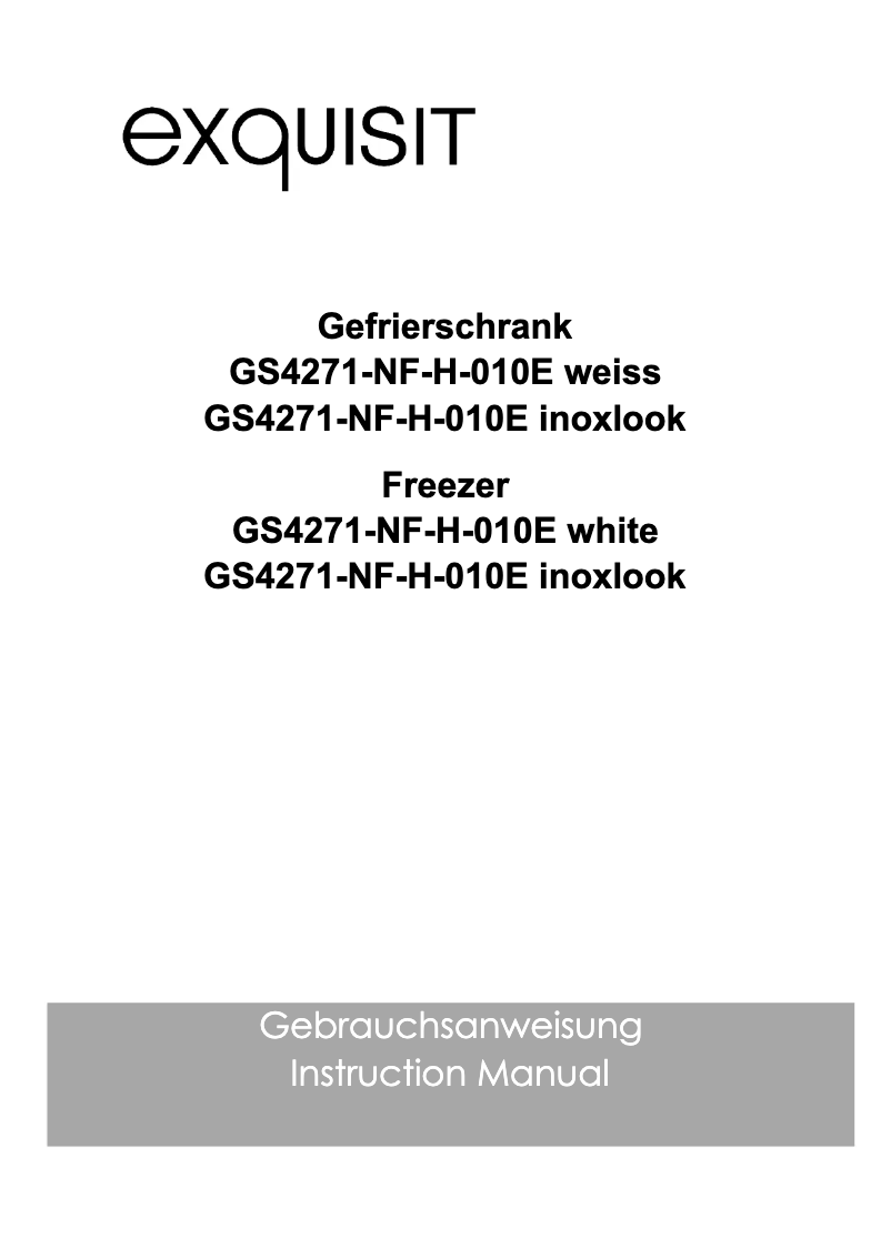 Imagen de la primera página del manual del dispositivo GS4271-NF-H-010E