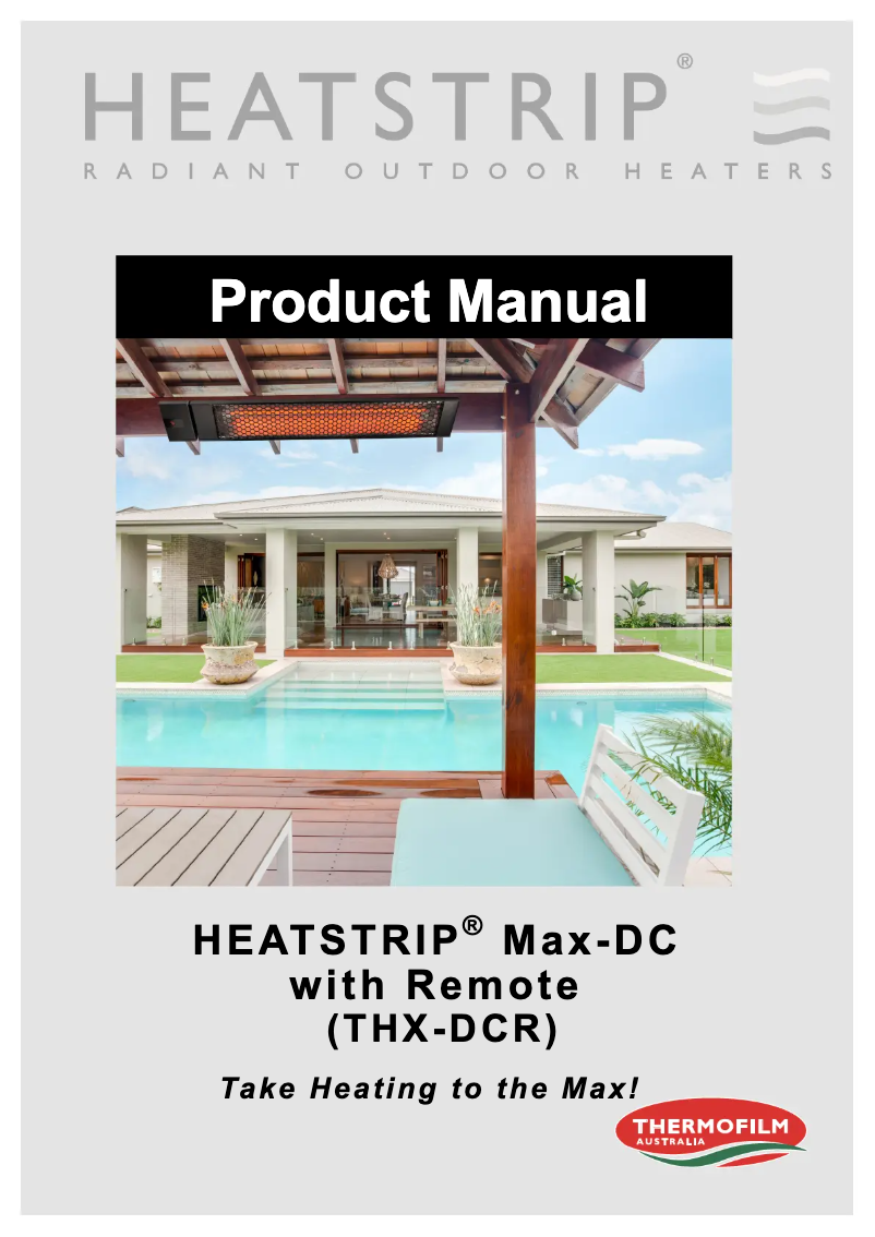 Página 1 del manual Manual de usuario Heatstrip THX2400DCR