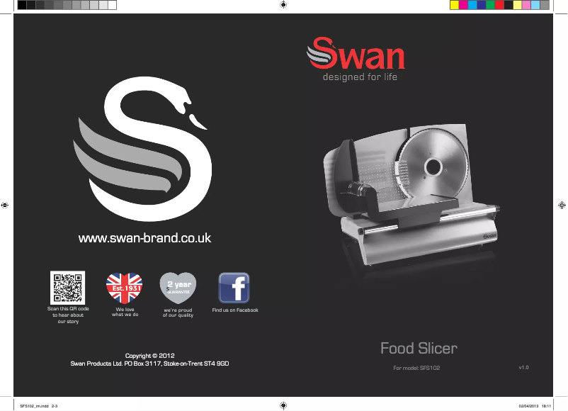 Página 1 del manual Manual de usuario Swan SFS102