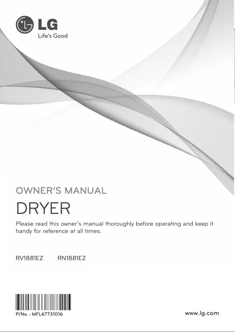 Imagen de la primera página del manual del dispositivo RV1881EZ