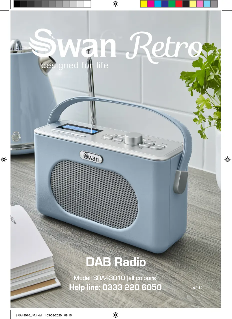 Imagen de la primera página del manual del dispositivo SRA43010