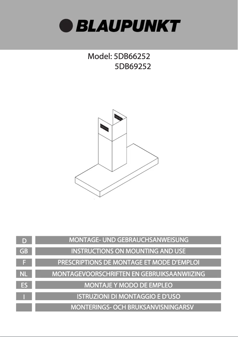 Página 1 del manual Manual de usuario Blaupunkt 5DB66252