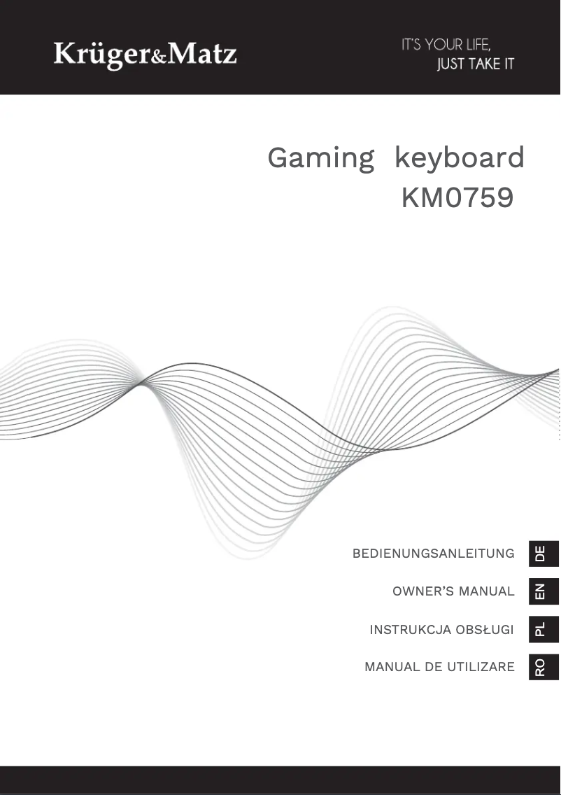 Página 1 del manual Manual de usuario Krüger&Matz KM0759