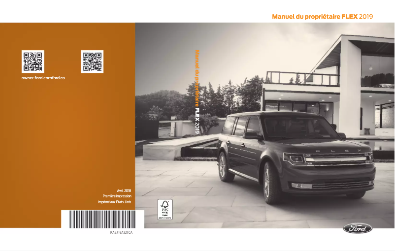 Página 1 del manual Manual de usuario Ford Flex (2019)