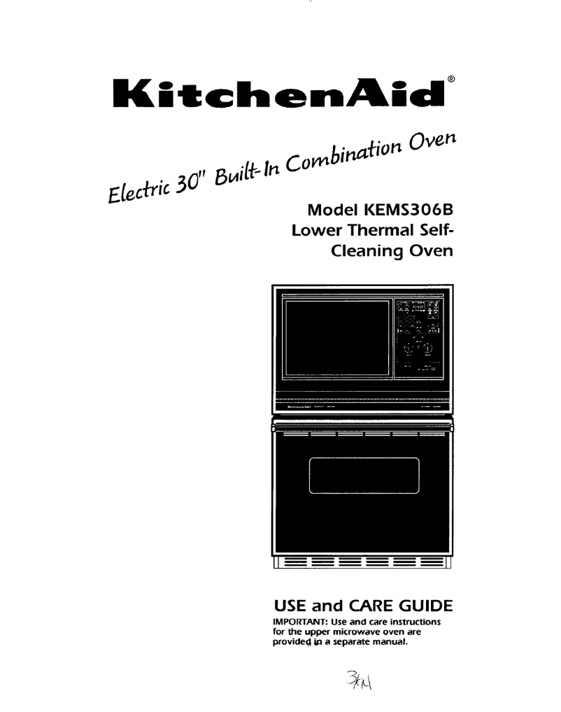 Página nº 1 - Manual de usuario KitchenAid KEMS306BWH1