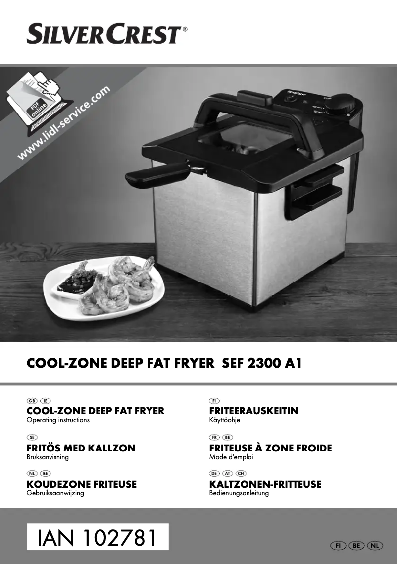 Imagen de la primera página del manual del dispositivo SEF 2300 A1