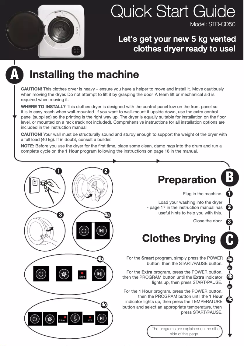 Imagen de la primera página del manual del dispositivo STR-CD50