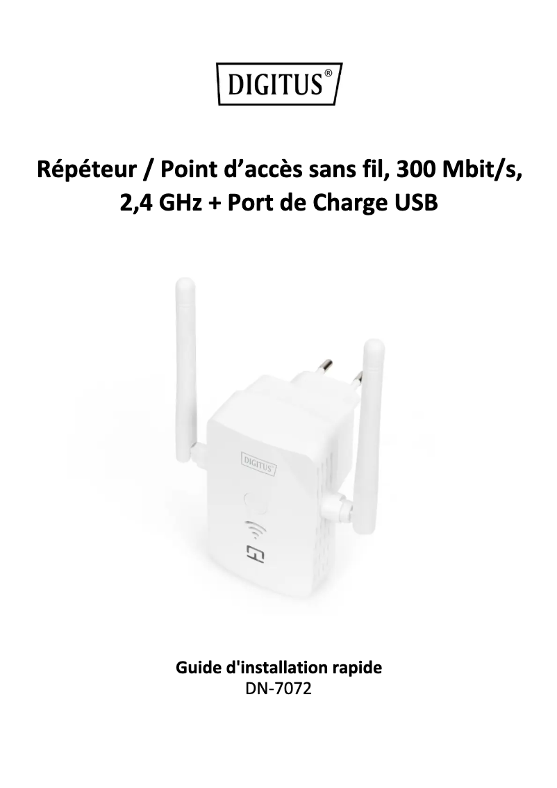 Página 1 del manual Manual de usuario Digitus DN-7072