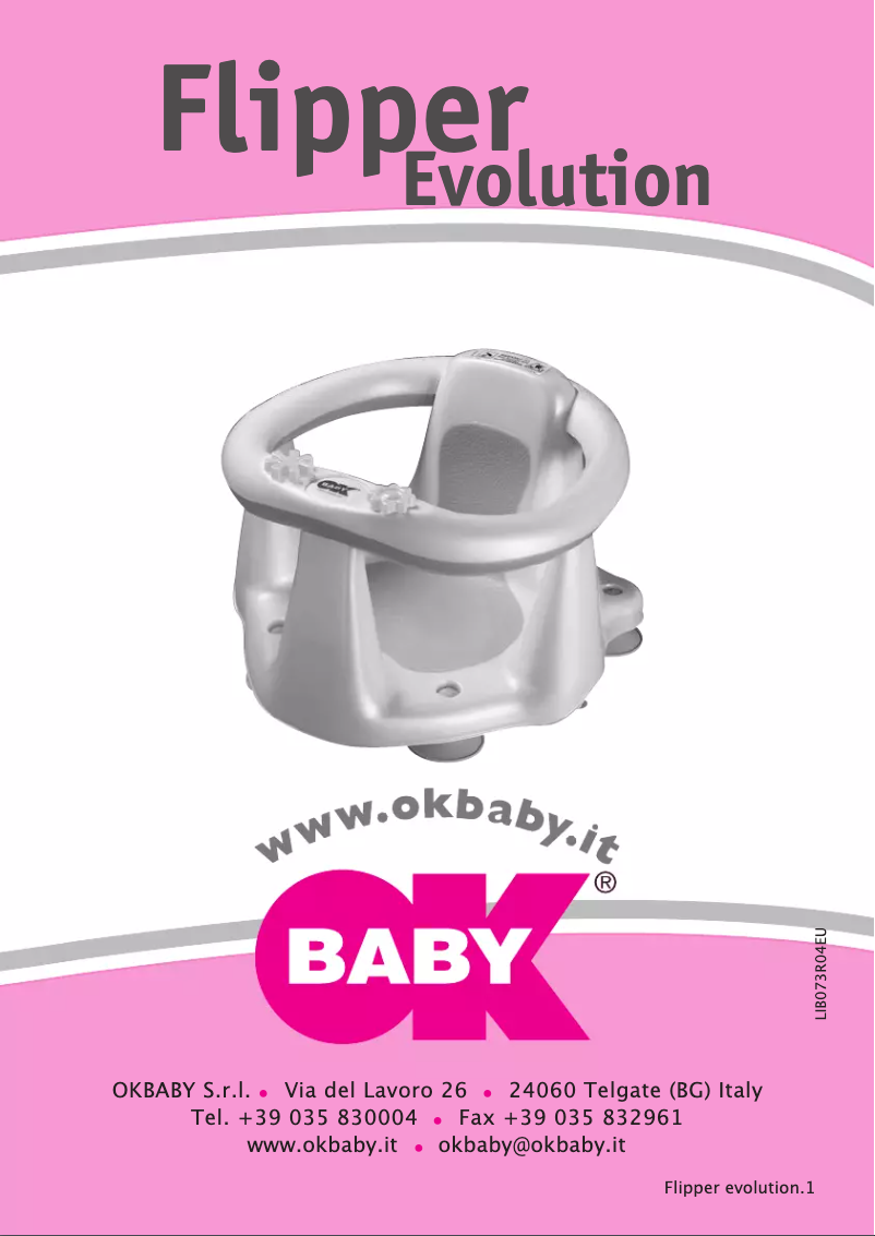 Página 1 del manual Manual de usuario OKBABY Flipper Evolution