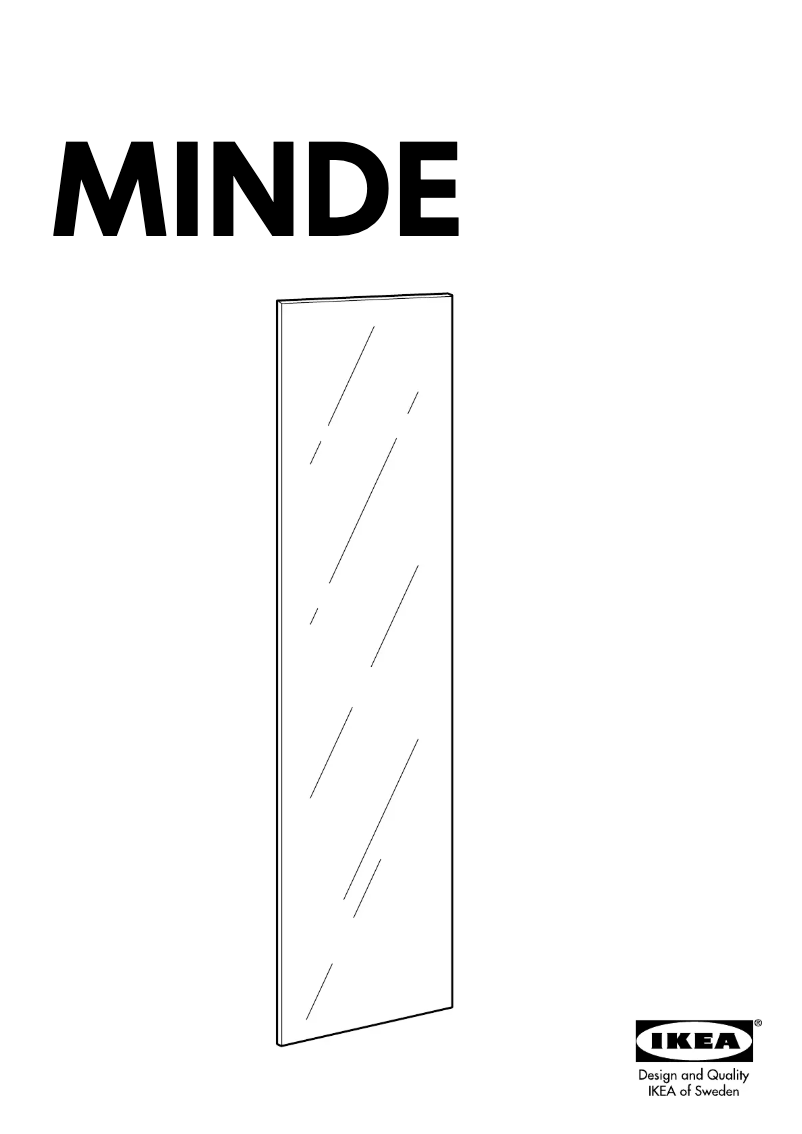 Página 1 del manual Manual de usuario Ikea MINDE