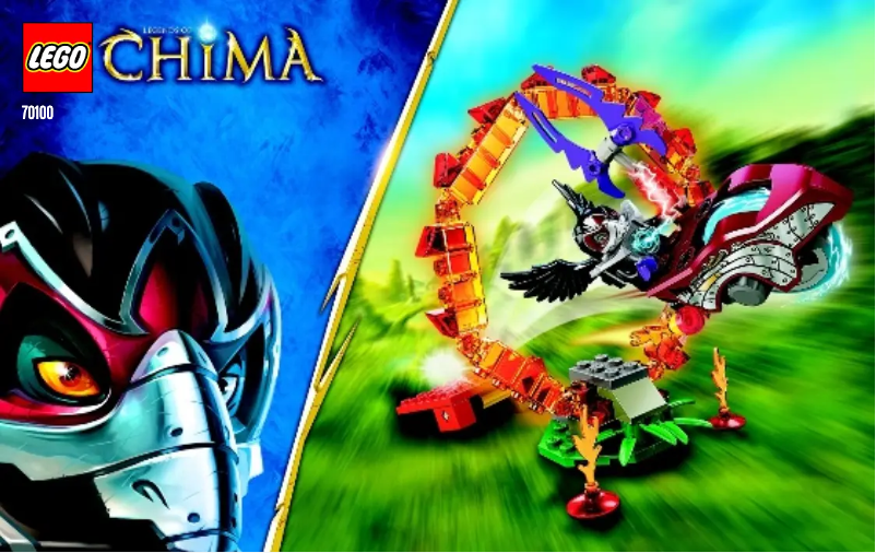 Página 1 del manual Manual de usuario Lego Chima 70100