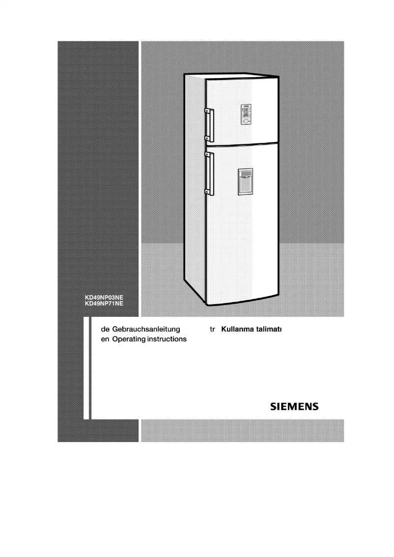 Imagen de la primera página del manual del dispositivo KD49NP03NE