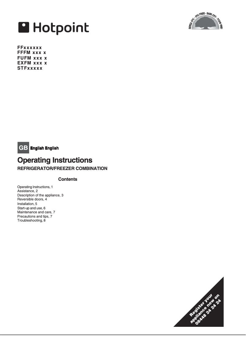 Imagen de la primera página del manual del dispositivo STF175WP