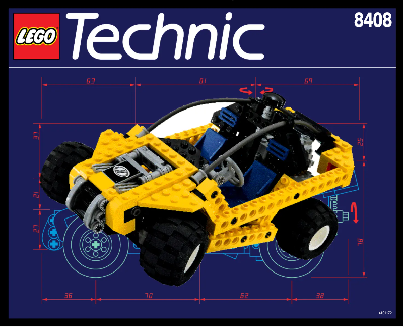 Página 1 del manual Manual de usuario Lego Technic 8408