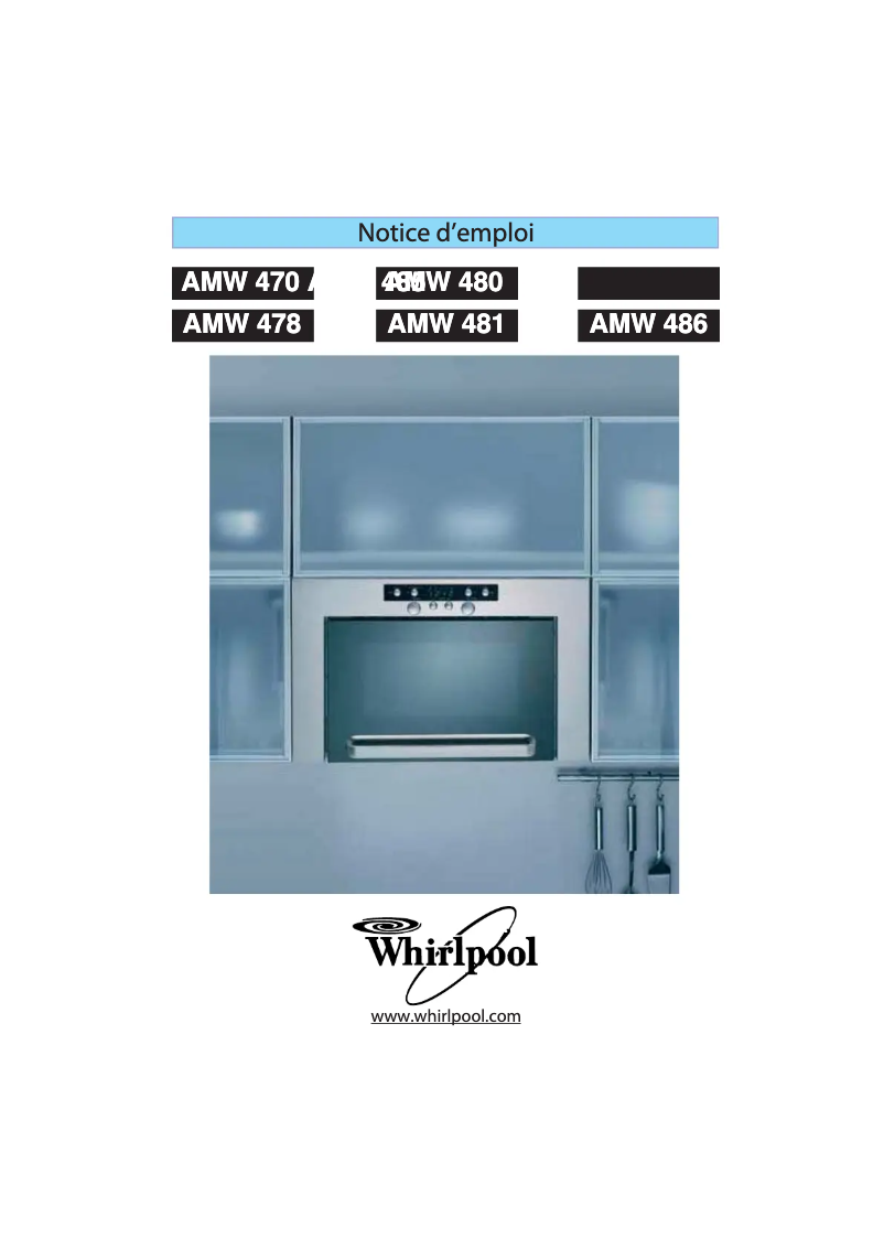 Página 1 del manual Manual de usuario Whirlpool AMW 486 IX