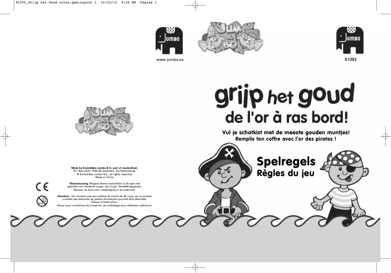 Imagen de la primera página del manual del dispositivo Grijp het Goud