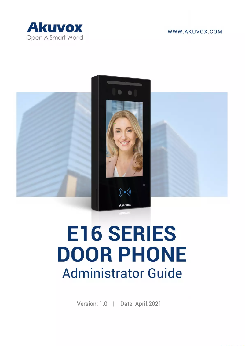 Imagen de la primera página del manual del dispositivo E16C