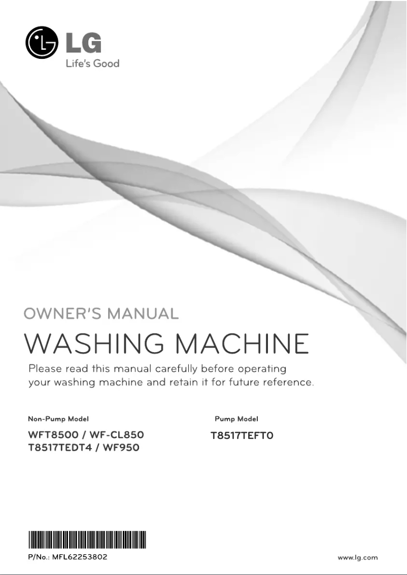 Página nº 1 - Manual de usuario LG T8517TEFT0