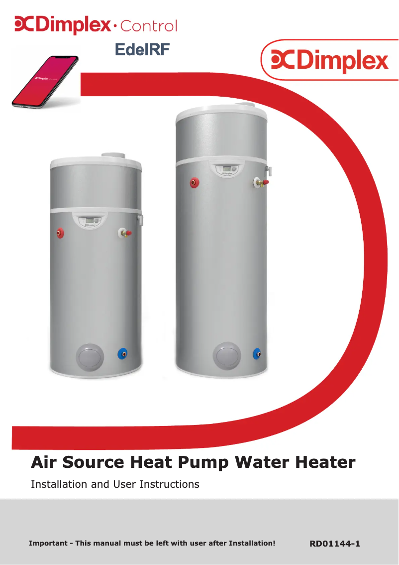 Página 1 del manual Manual de usuario Dimplex EDL200UK-630RF