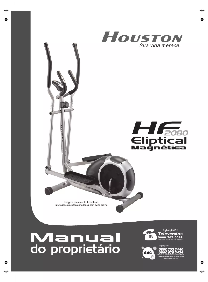 Página nº 1 - Manual de usuario Houston Fitness HF2080