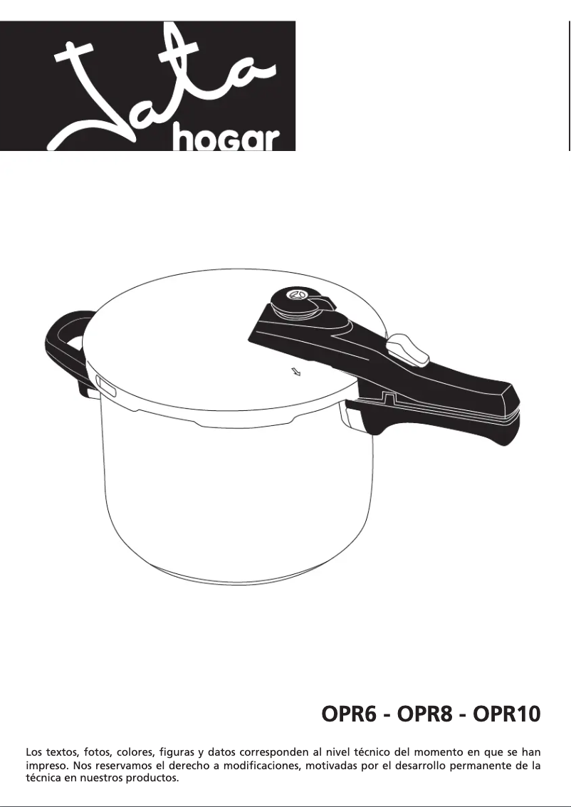 Imagen de la primera página del manual del dispositivo OPR8