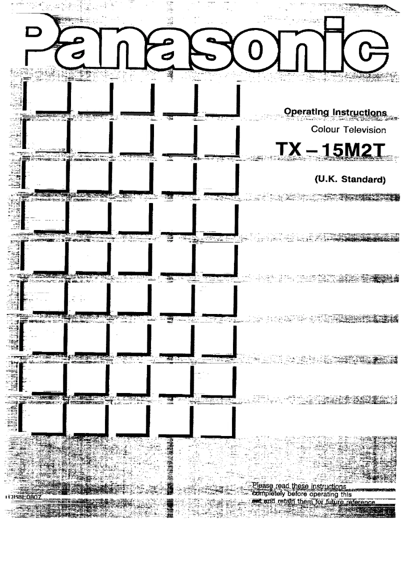 Imagen de la primera página del manual del dispositivo TX-15M2T