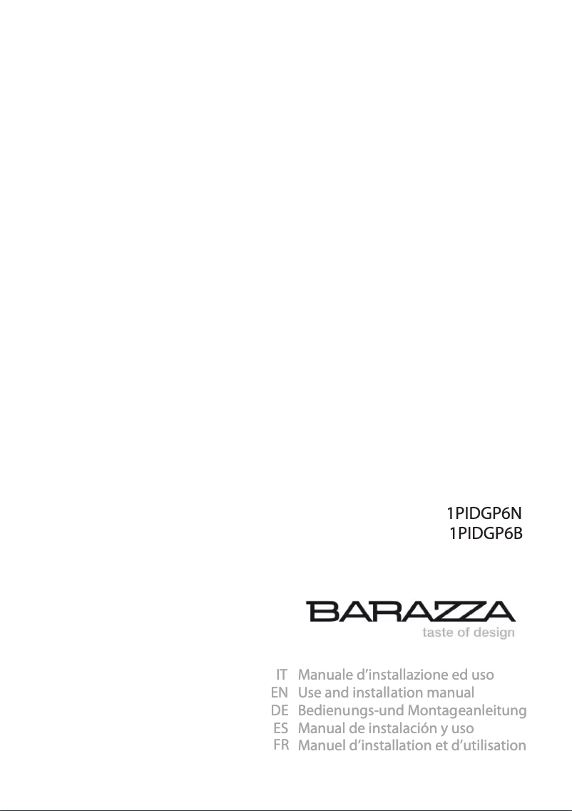 Imagen de la primera página del manual del dispositivo 1PIDGP6N