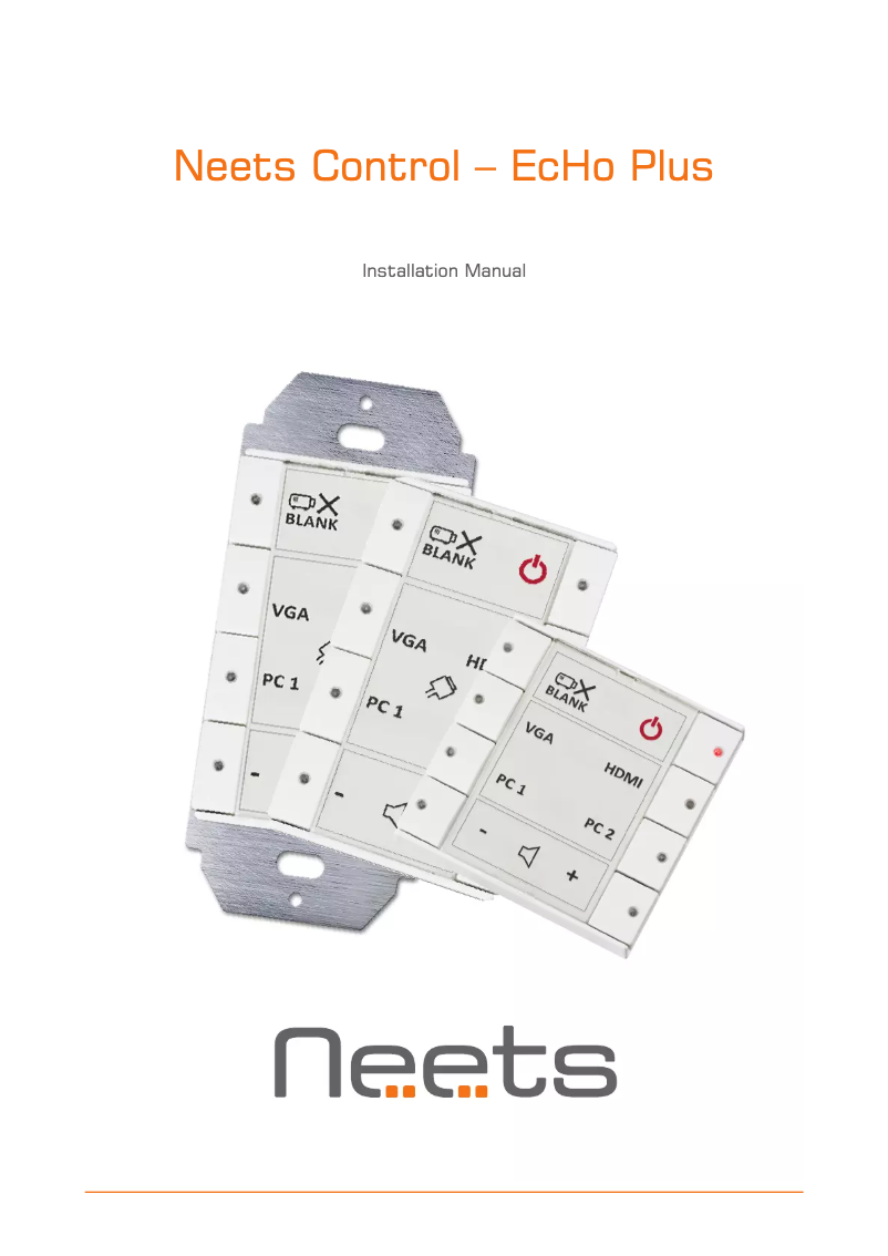 Imagen de la primera página del manual del dispositivo EcHo Plus