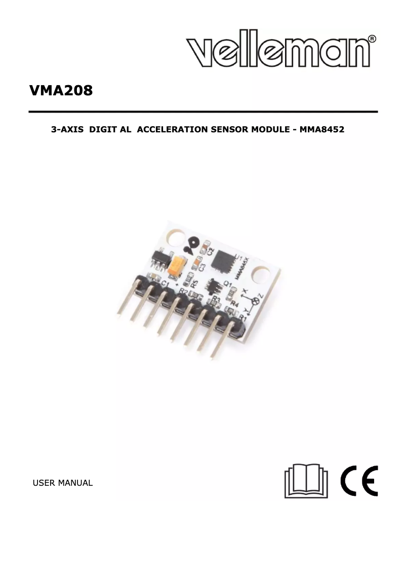 Página 1 del manual Manual de usuario Velleman VMA208