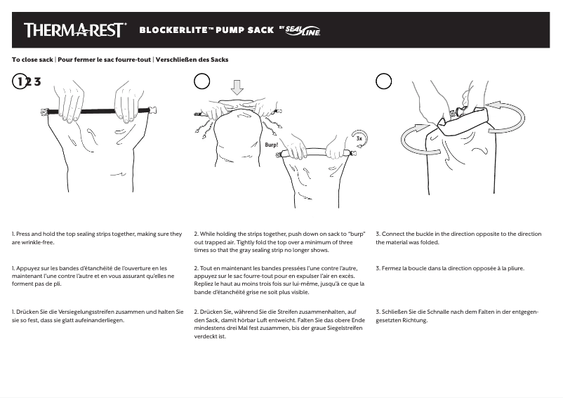 Imagen de la primera página del manual del dispositivo BlockerLite