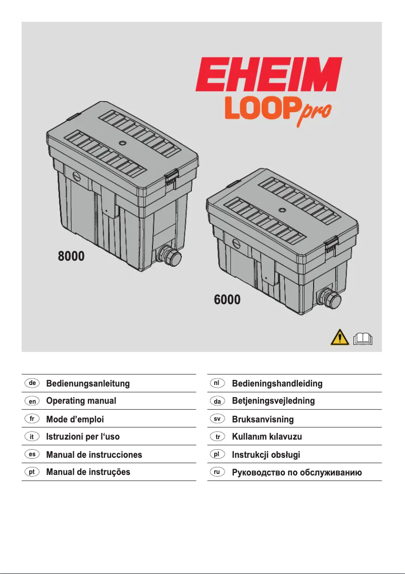Imagen de la primera página del manual del dispositivo LOOPpro 8000