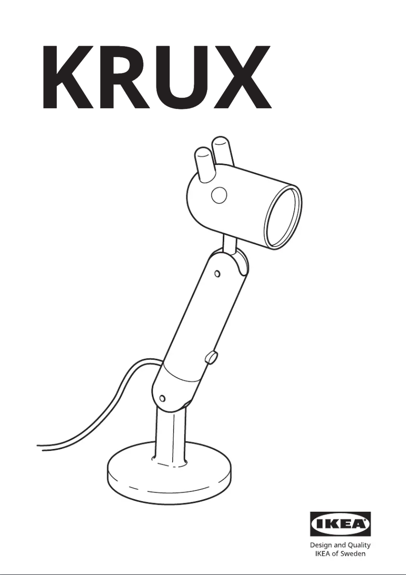 Imagen de la primera página del manual del dispositivo KRUX 703.254.68