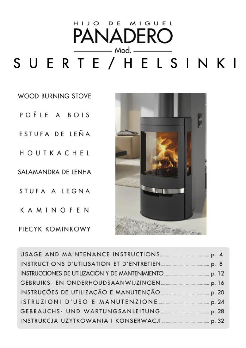 Página 1 del manual Manual de usuario Panadero Suerte