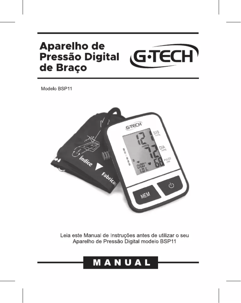 Página nº 1 - Manual de usuario G-Tech BSP11